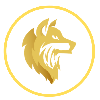 The Golden Wolf logo