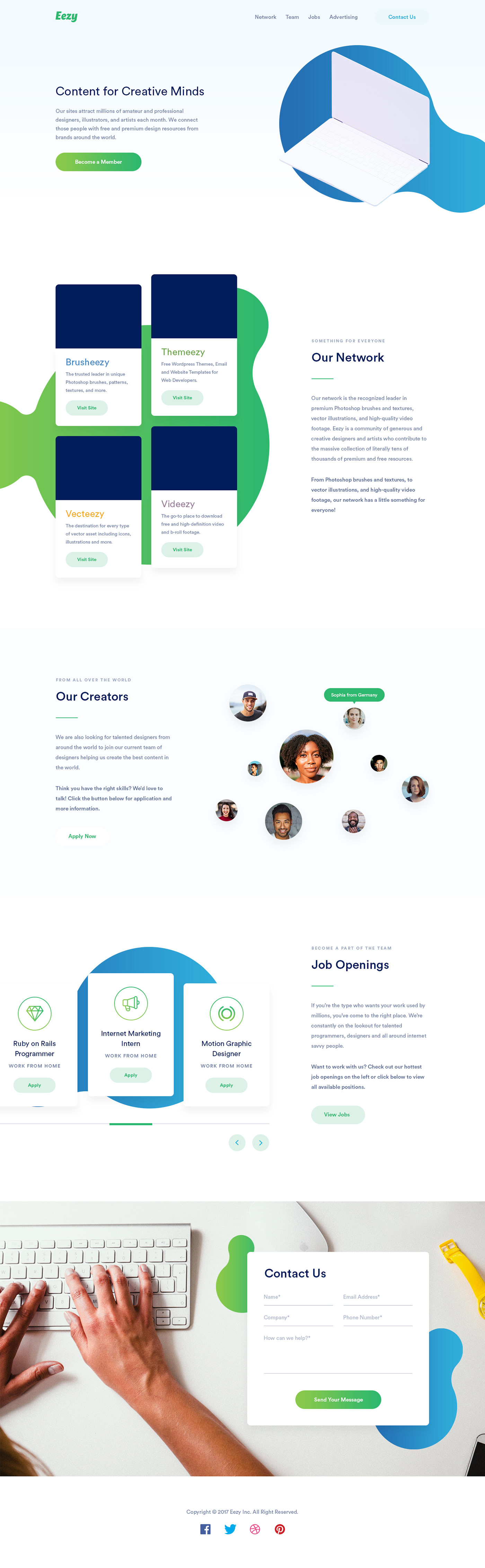 Entry 215341 in January 2018 - Website design by hipinspire