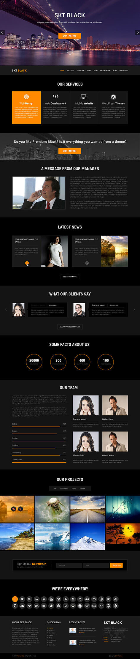 Entry 182373 in SKT Black by SKT Themes