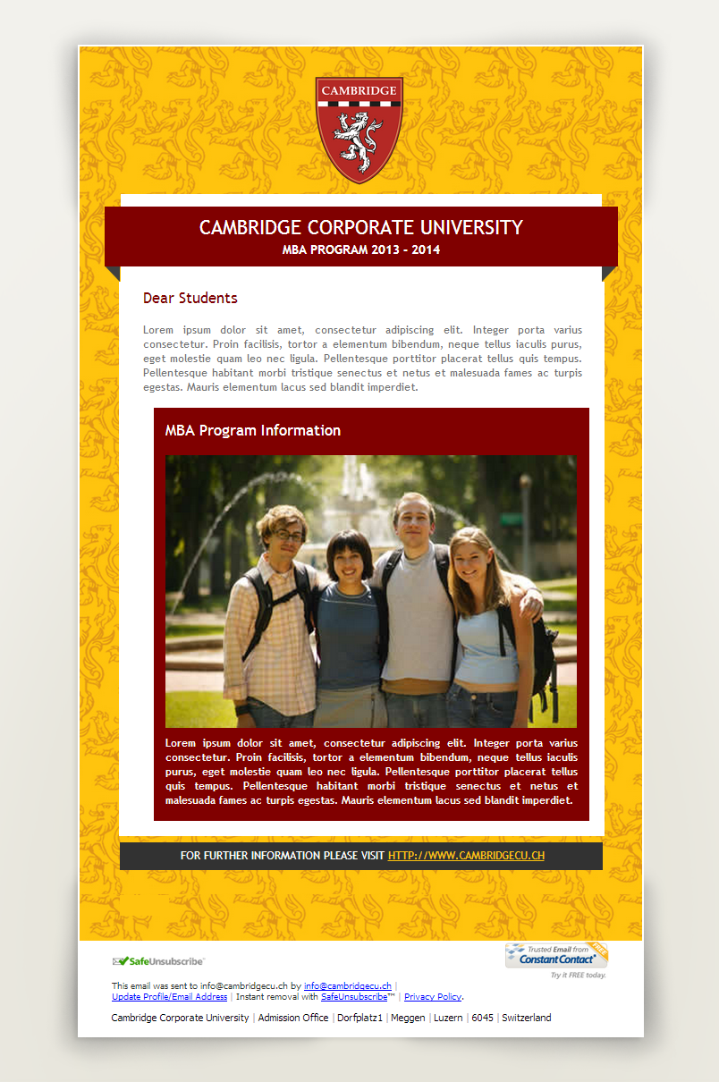 Entry 99354 in Cambridge Corporate University - Marketing Materials by Graphic Boost