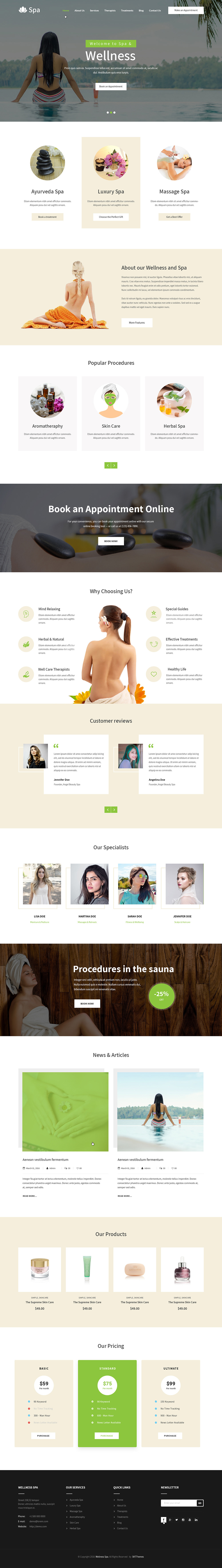 Entry 182265 in Spa parlors by SKT Themes