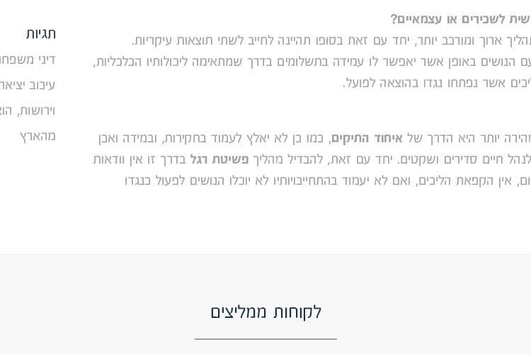 אתר למשרד עורכות דין thumbnail