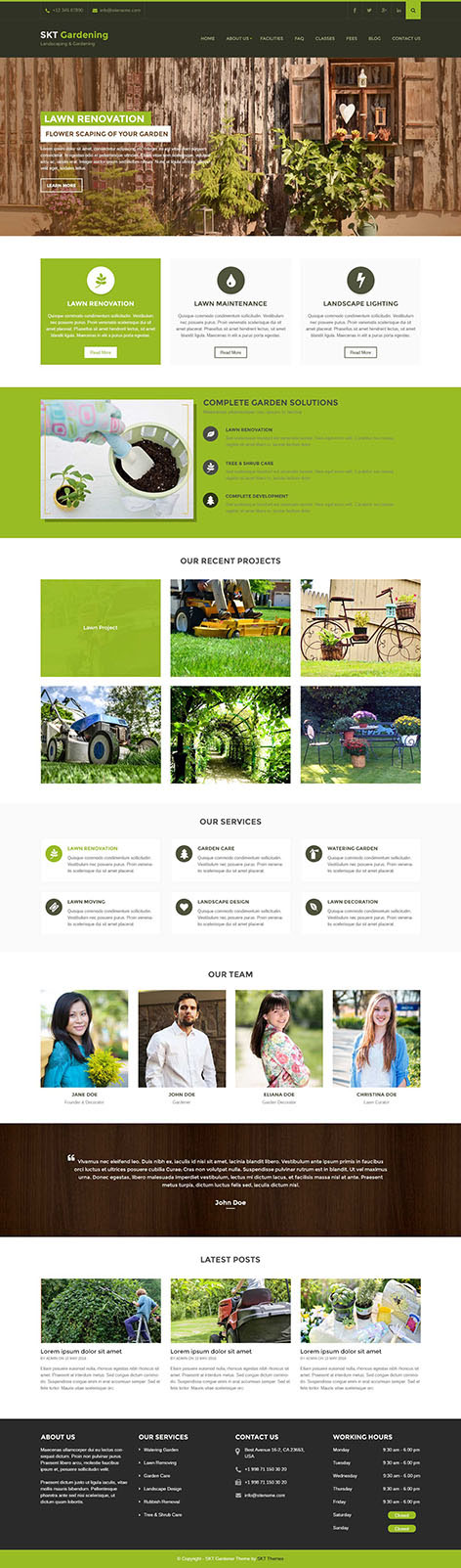 Entry 182537 in Gardening WordPress theme by SKT Themes