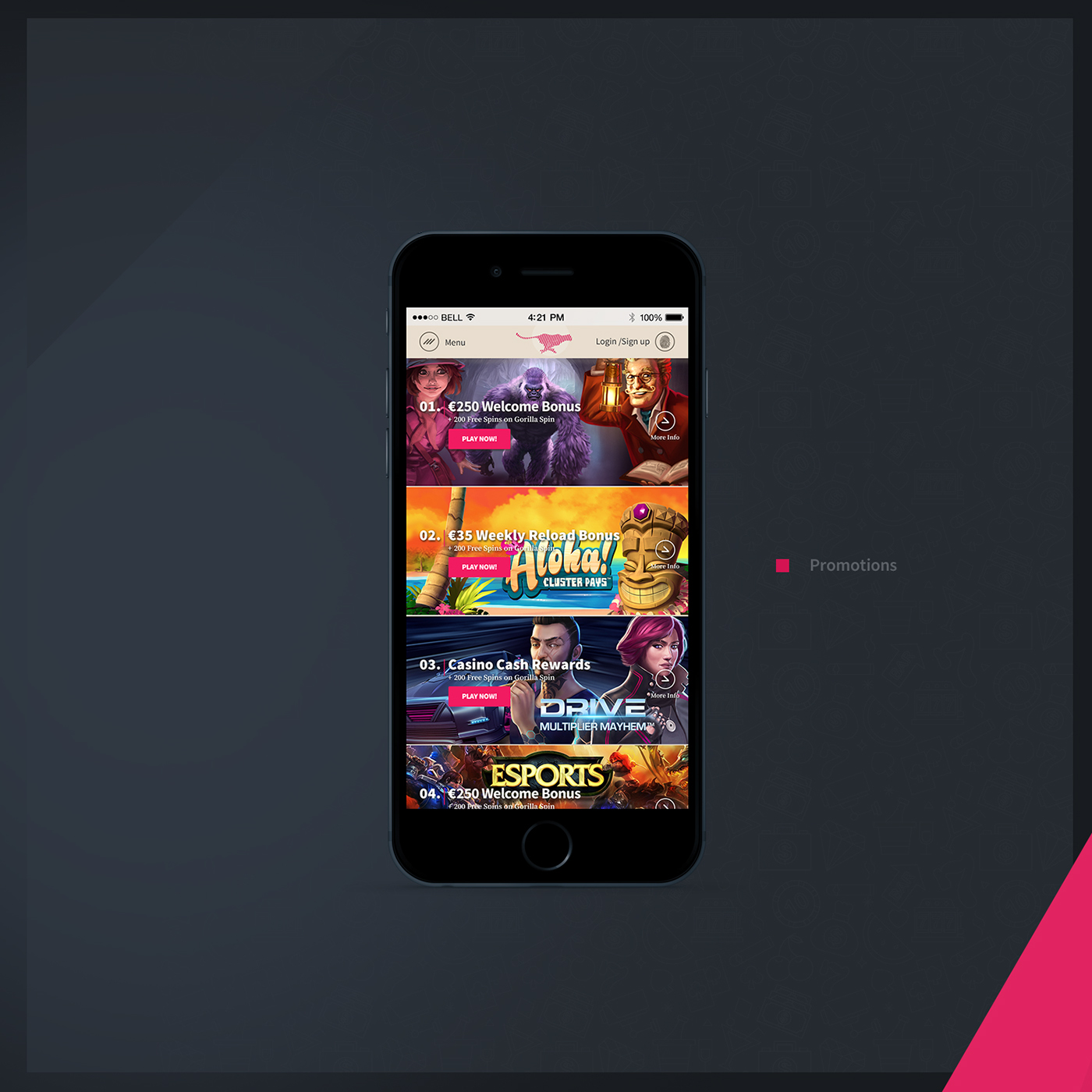 Entry 161573 in ReactCasino Mobile Project for Jetbull by Eduarth, Alexandru Schmidt
