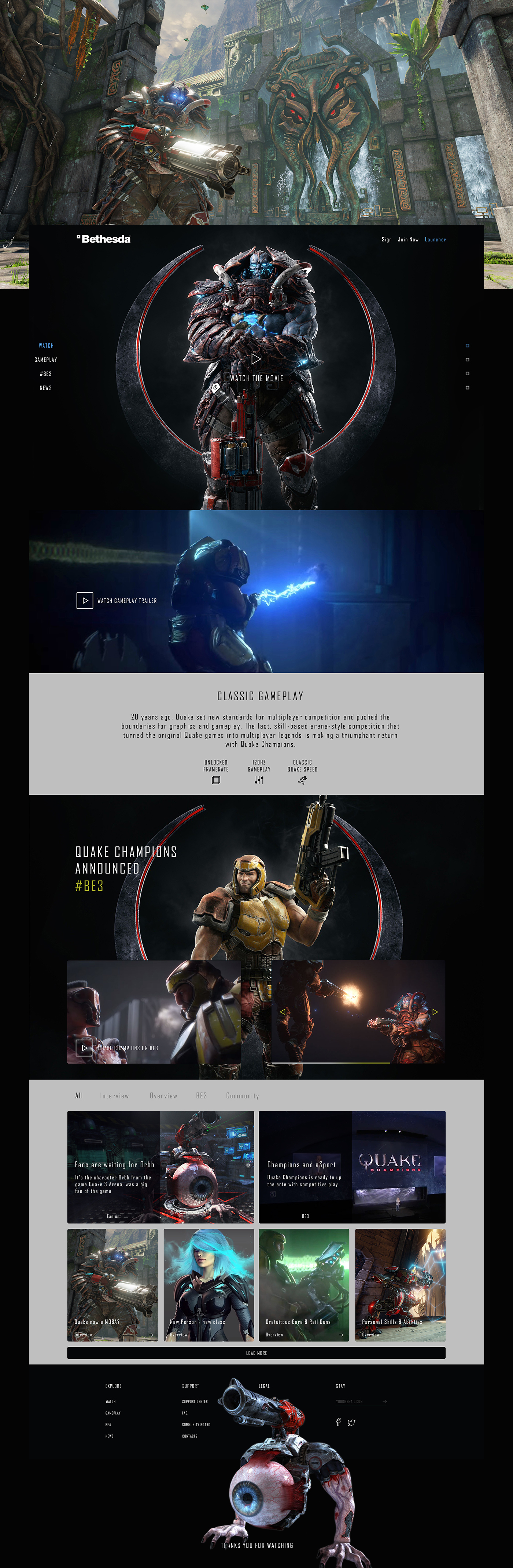 Entry 105320 in Web:Quake Champions Announced by UX&UI Designer