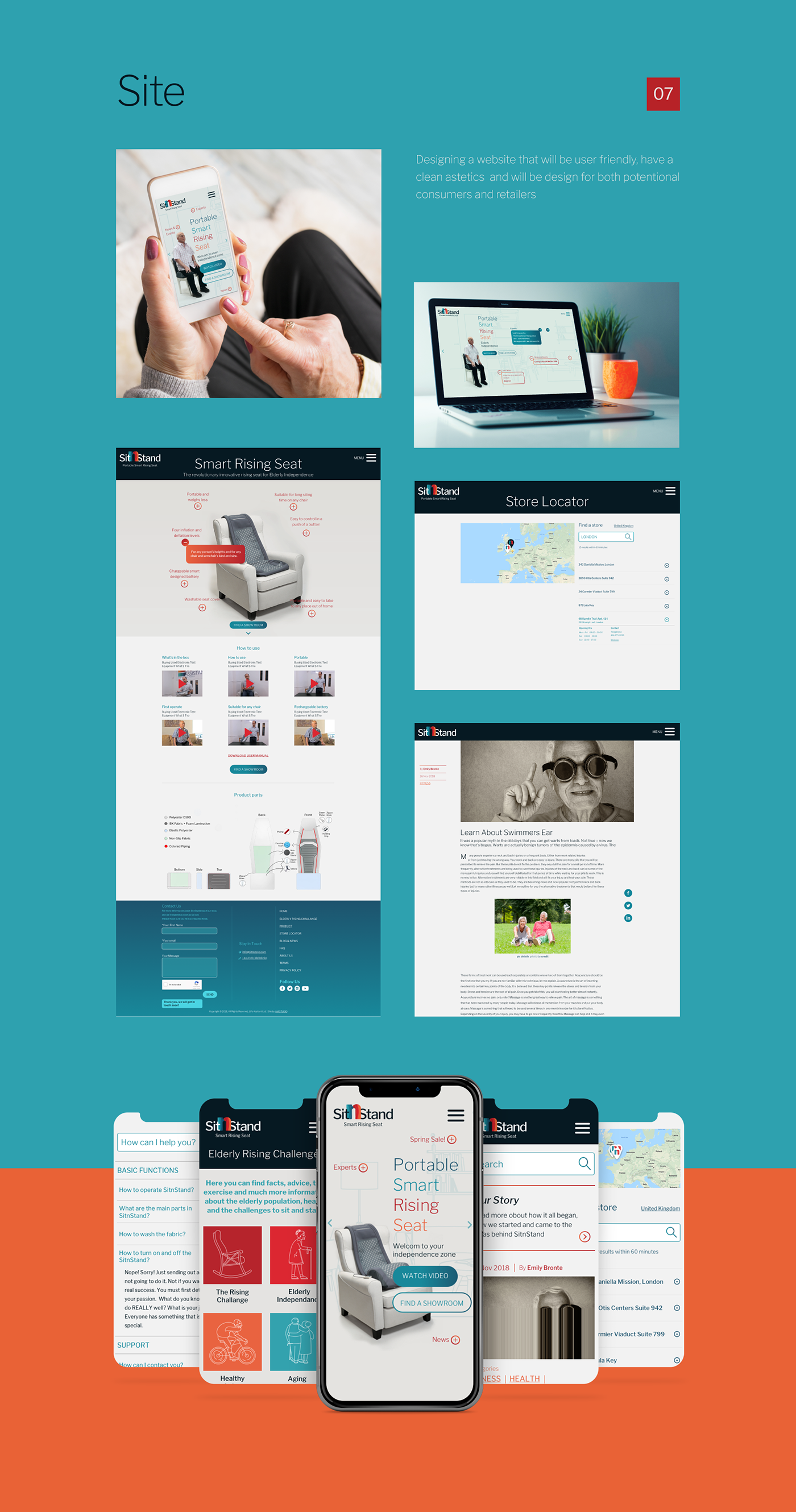 Entry 211106 in SitnStand- Full branding, UI/UX by AM STUDIO