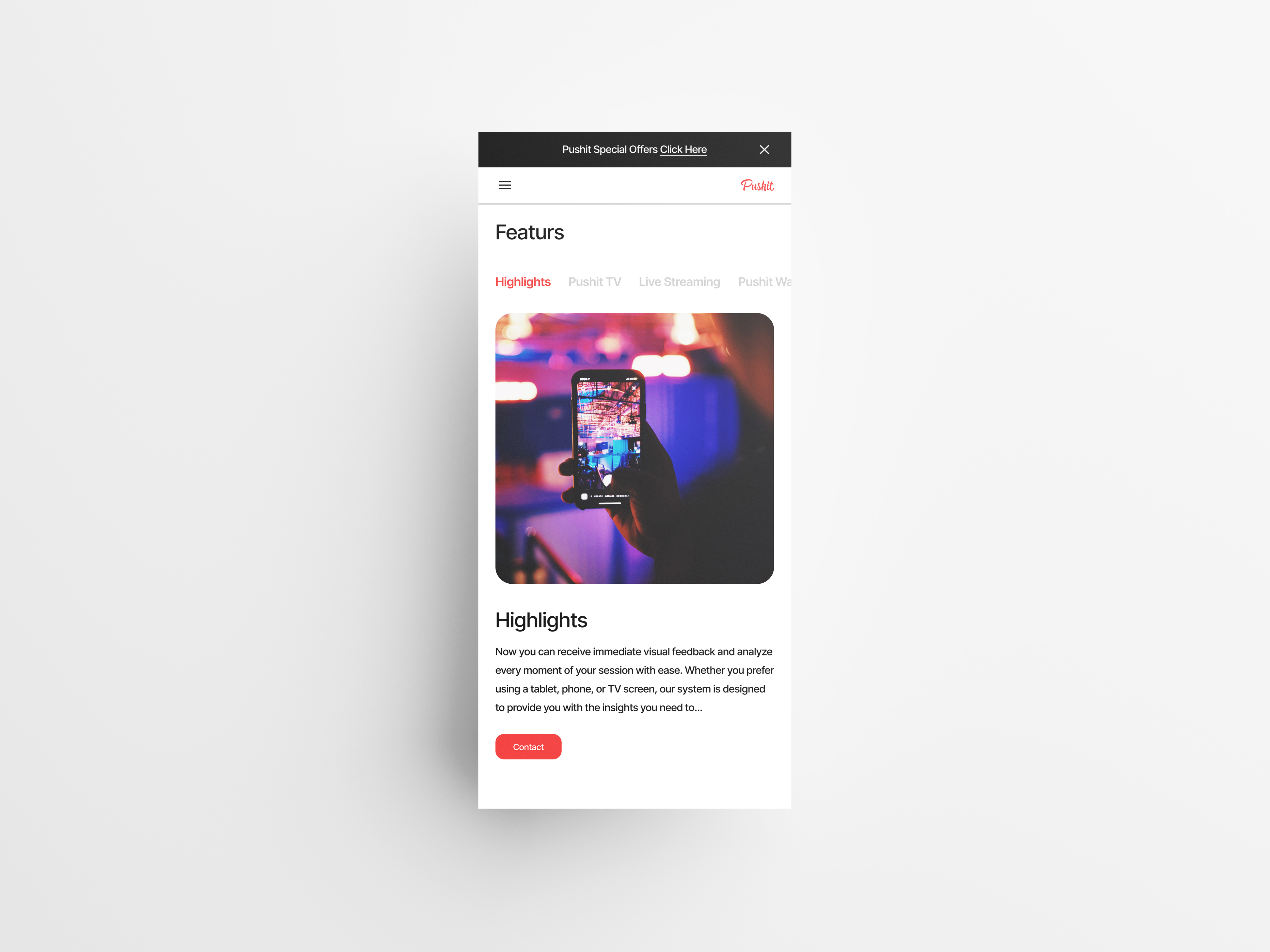 Entry 301477 in Pushit App by Avaya Studio