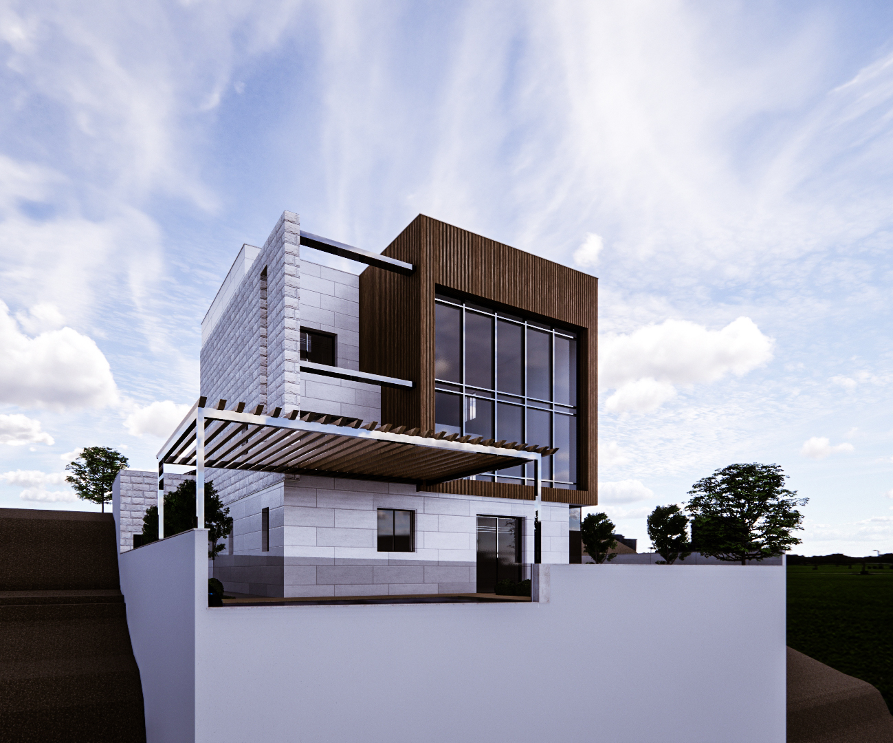 Entry 288180 in villa design 3 by אחמד אבו גזאלה אדריכלות ועיצוב פנים