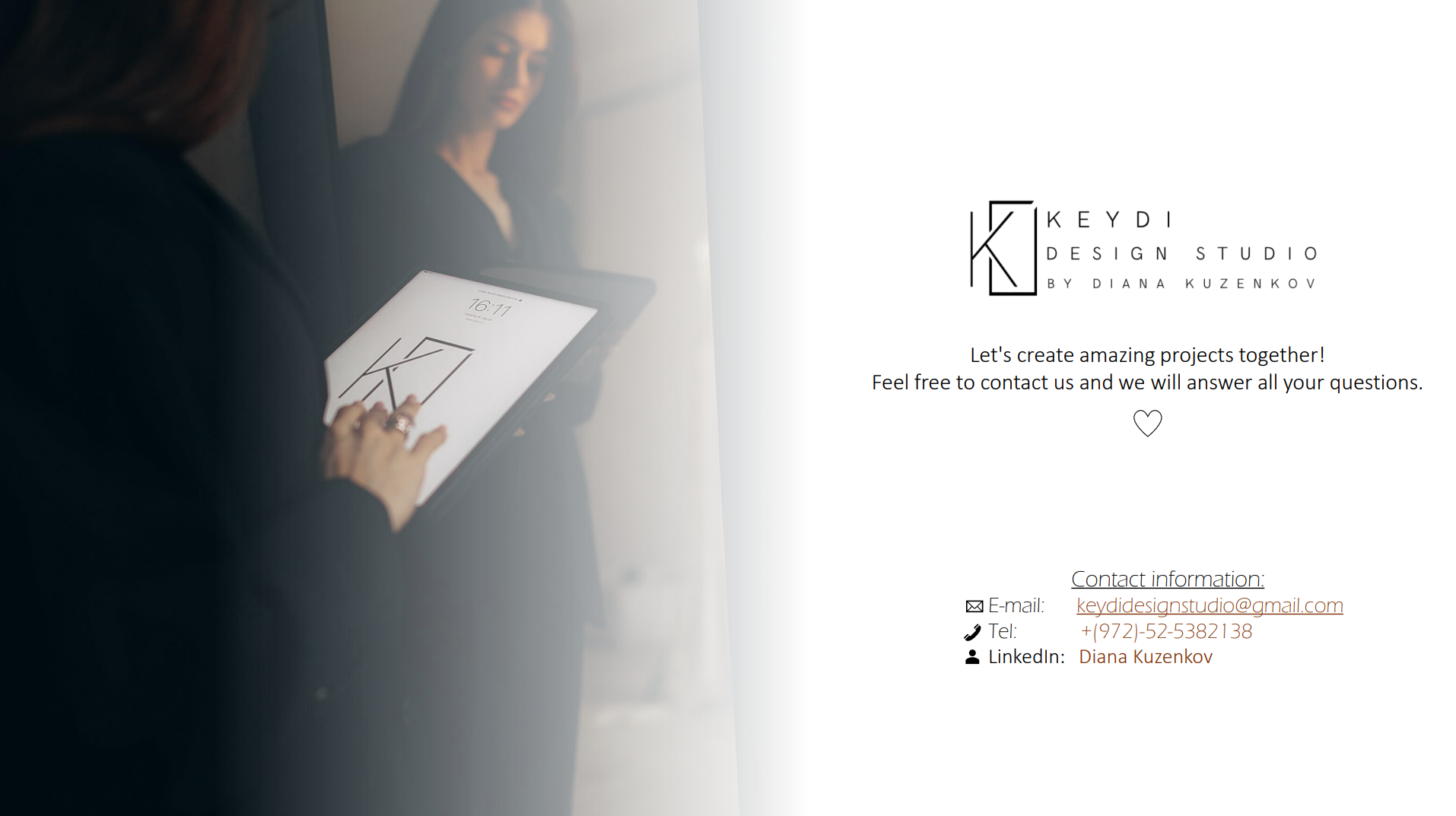 Entry 310206 in Portfolio by KEYDI DESIGN STUDIO