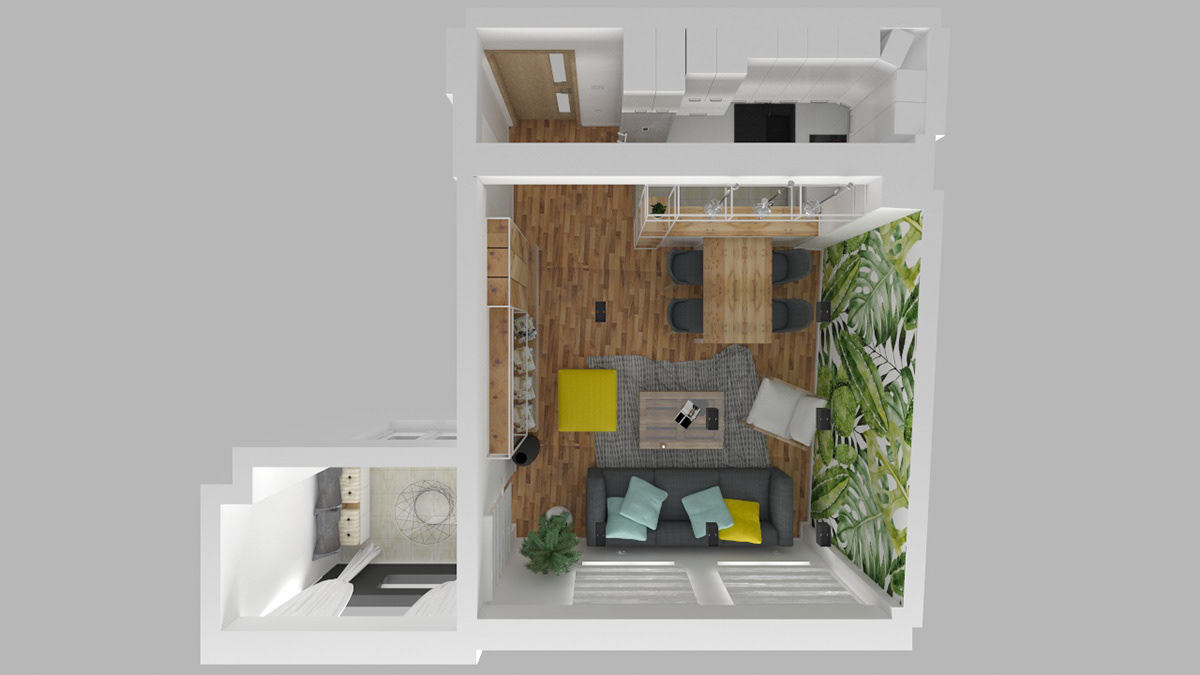 Entry 192969 in Living room interior design by MladMa