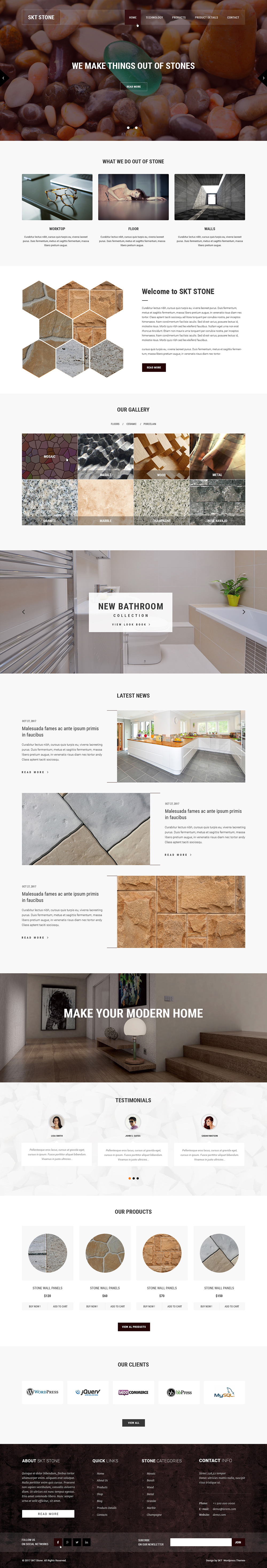 Entry 182292 in Stone WordPress theme by SKT Themes