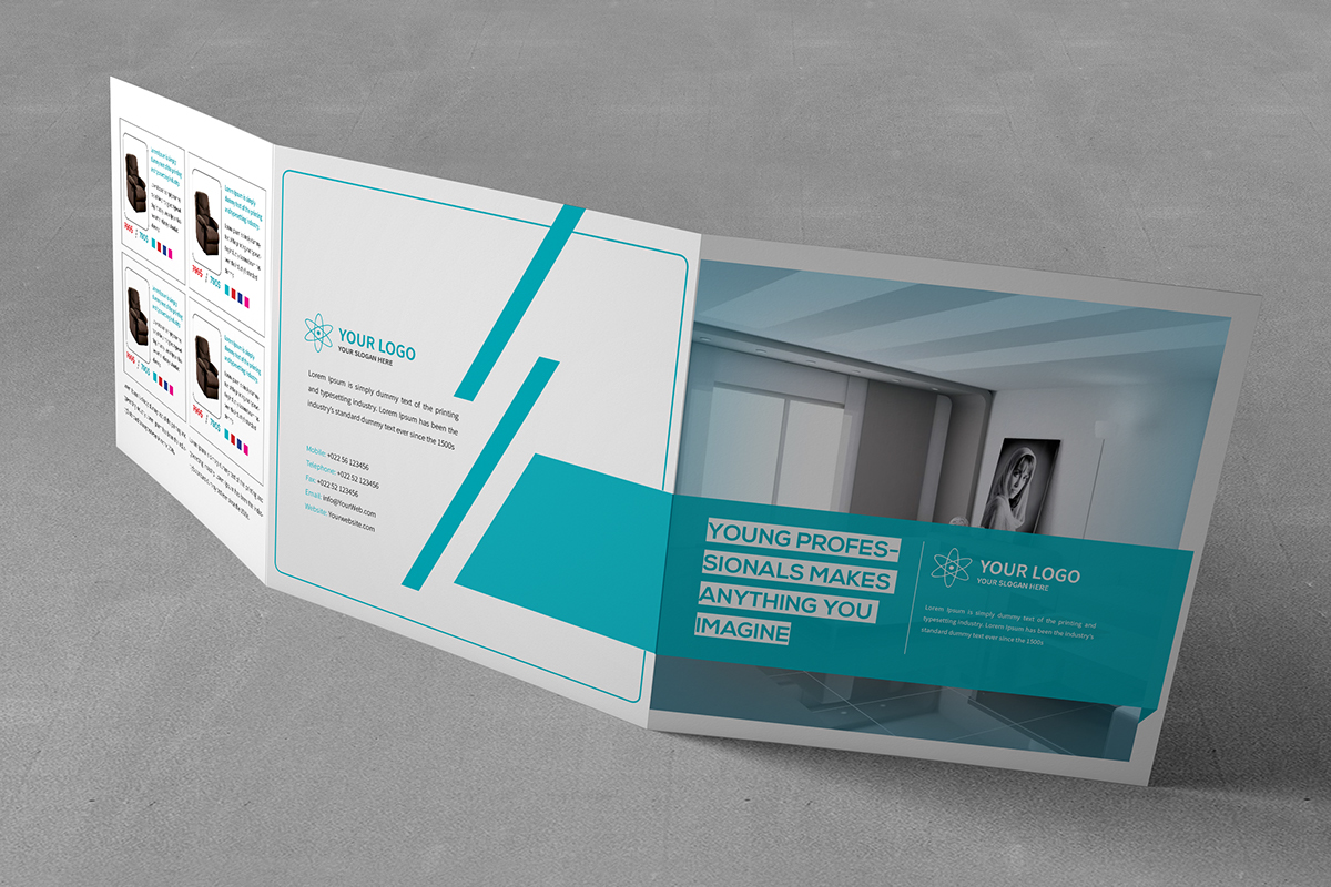 Entry 143314 in Furniture Square Trifold Brochure by Haweya company