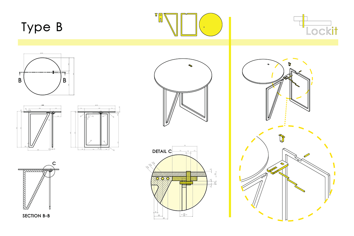 Entry 89627 in lockit - side tables by עמירם טאפירו עיצוב תעשייתי