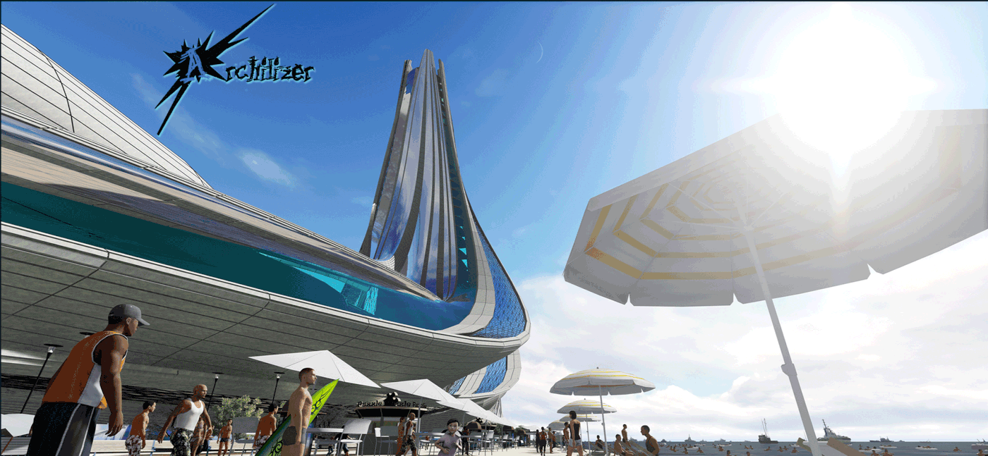 Entry 184971 in Mixed Use Tower Using Organic Architecture by Freelancer