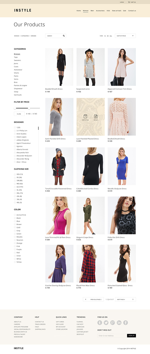 Entry 80776 in InStyle - multi-brand fashion store by SteelKiwi Inc.