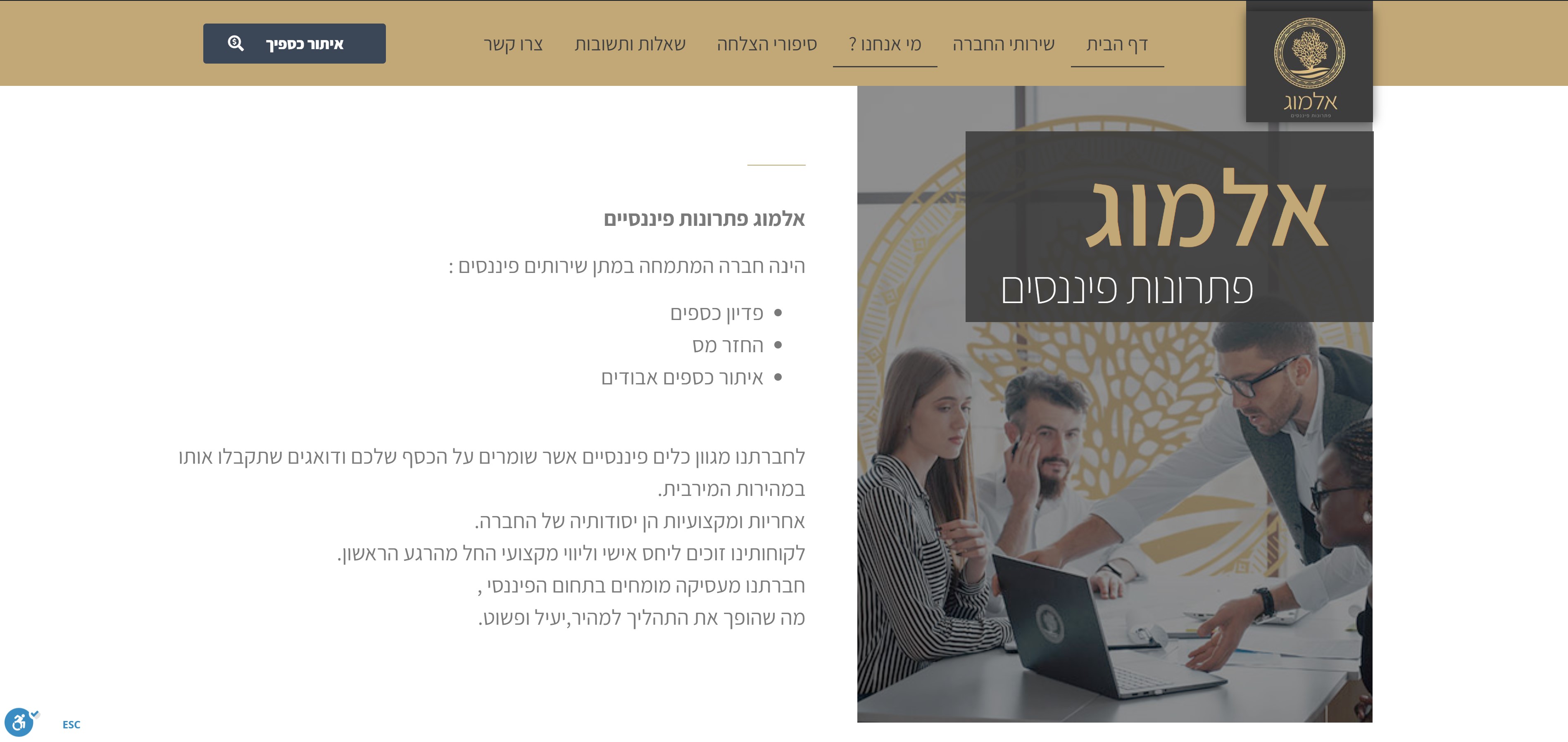 Entry 262408 in אלמוג - פתרונות פיננסים by up&up productions