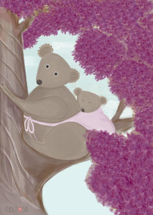 Entry 115259 in KOALA MOMMY AND BABY by אילה סול