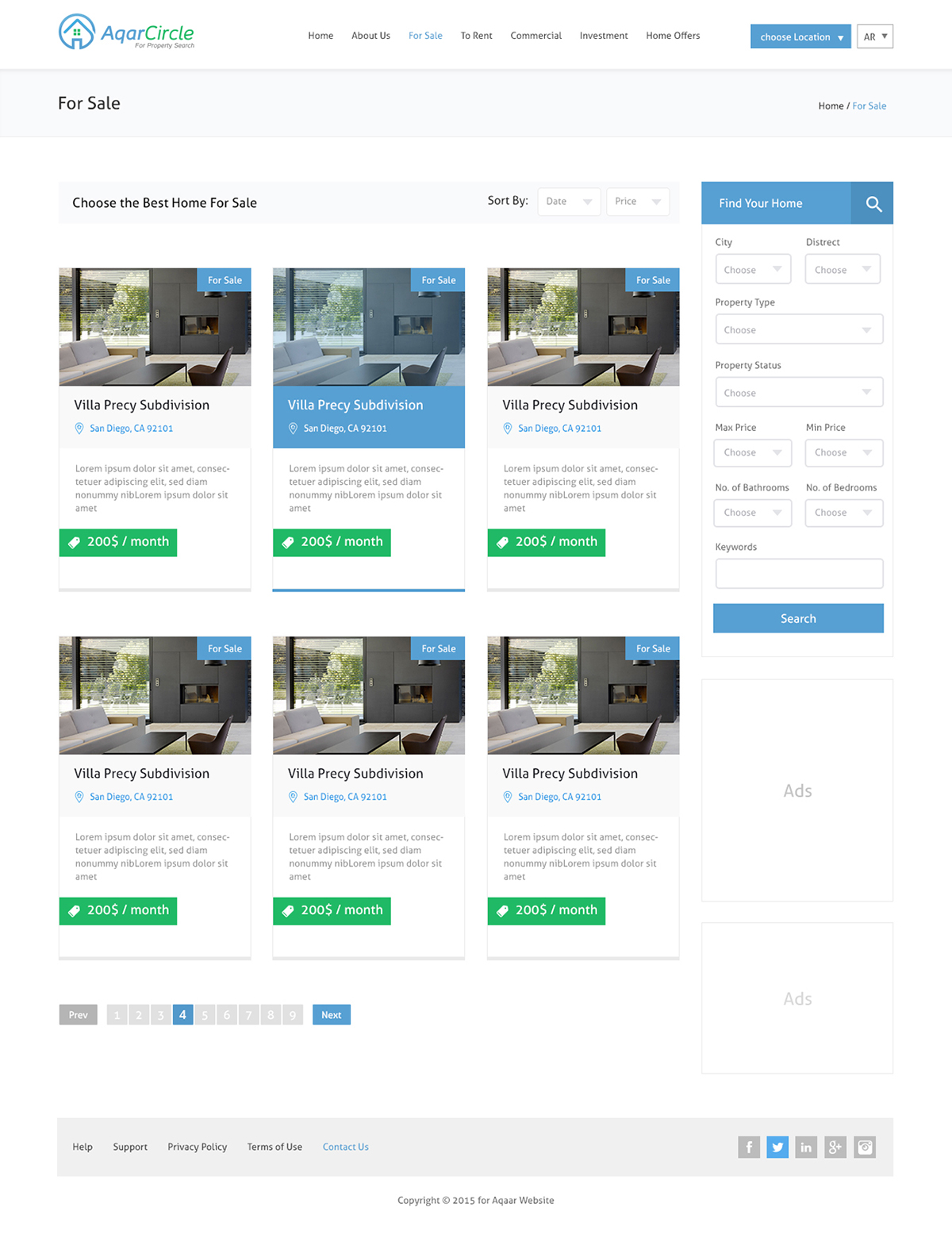 Entry 143289 in ِAqarCircle Website by Haweya company