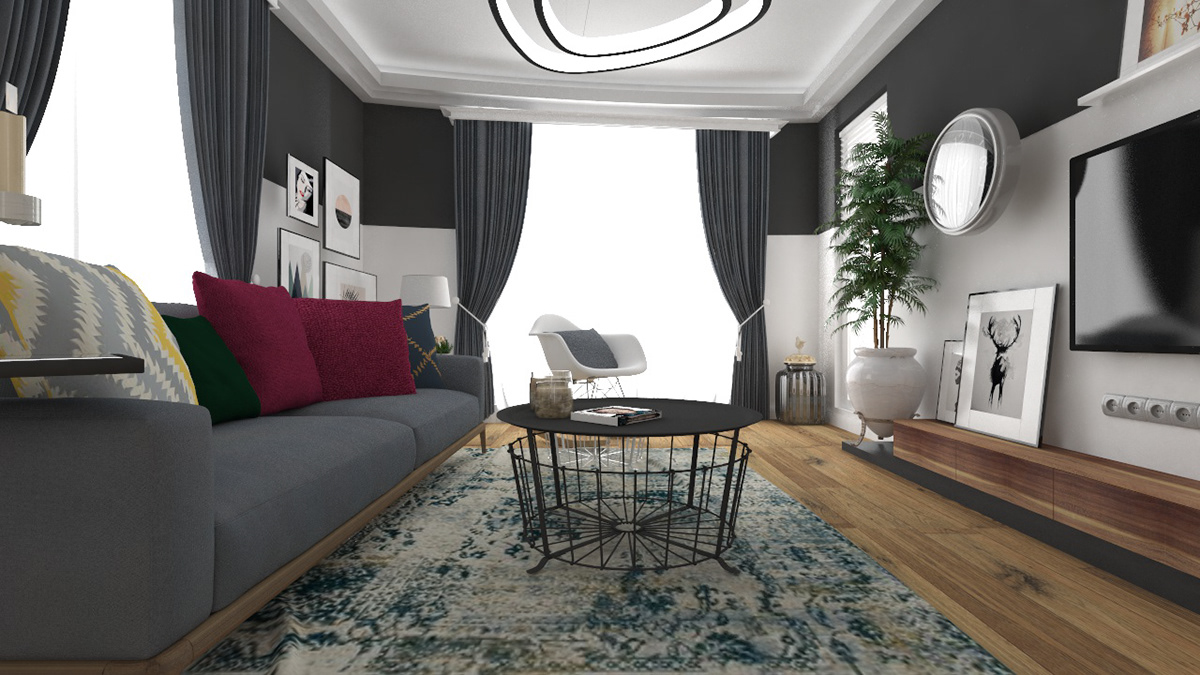 Entry 192950 in Living room interior design by MladMa