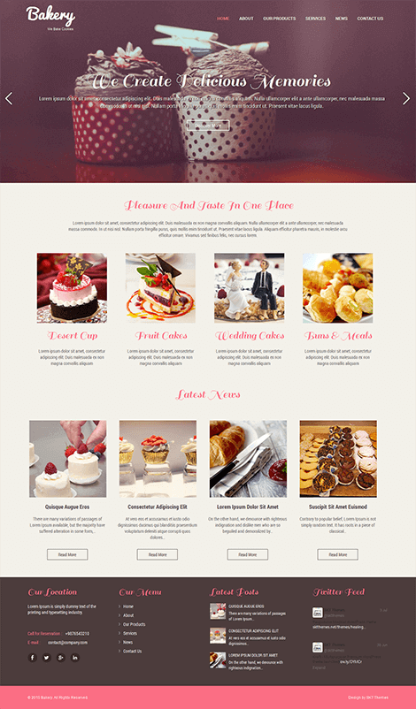 Entry 182418 in SKT Bakery Lite by SKT Themes