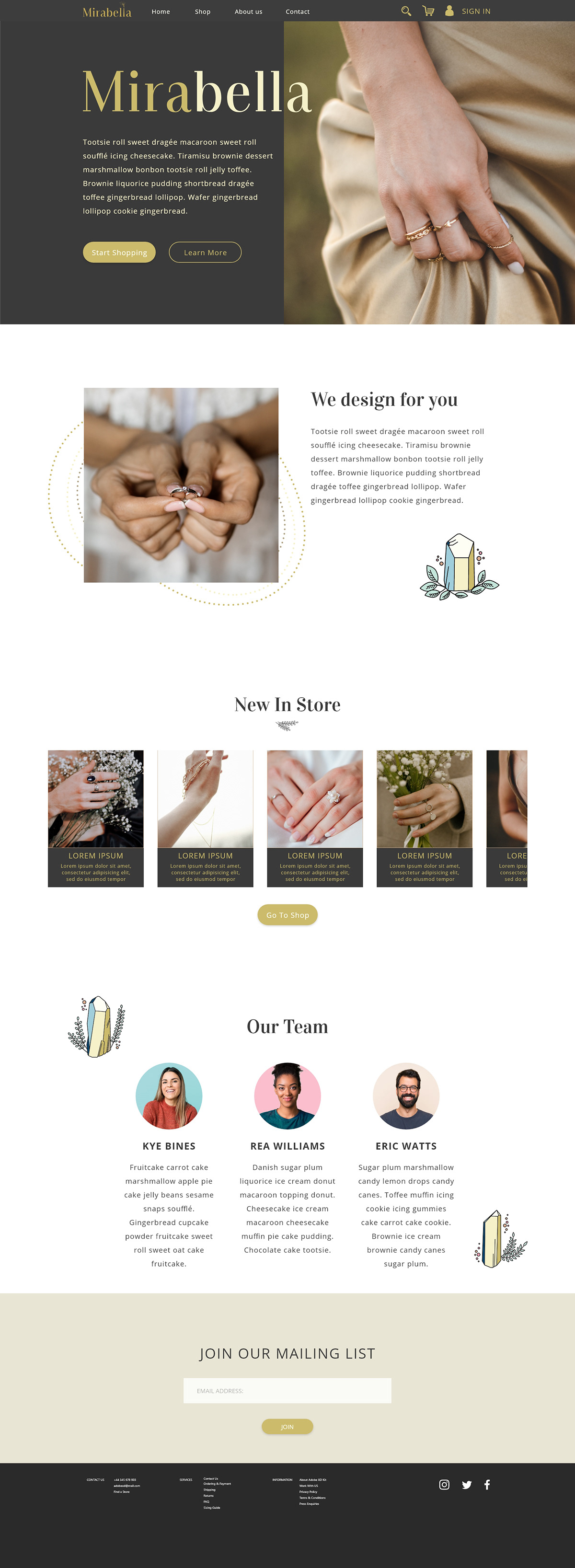 Entry 268199 in Ecommerce website design by Linushka Design