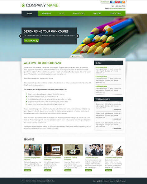 Entry 182414 in Bizness Lite by SKT Themes
