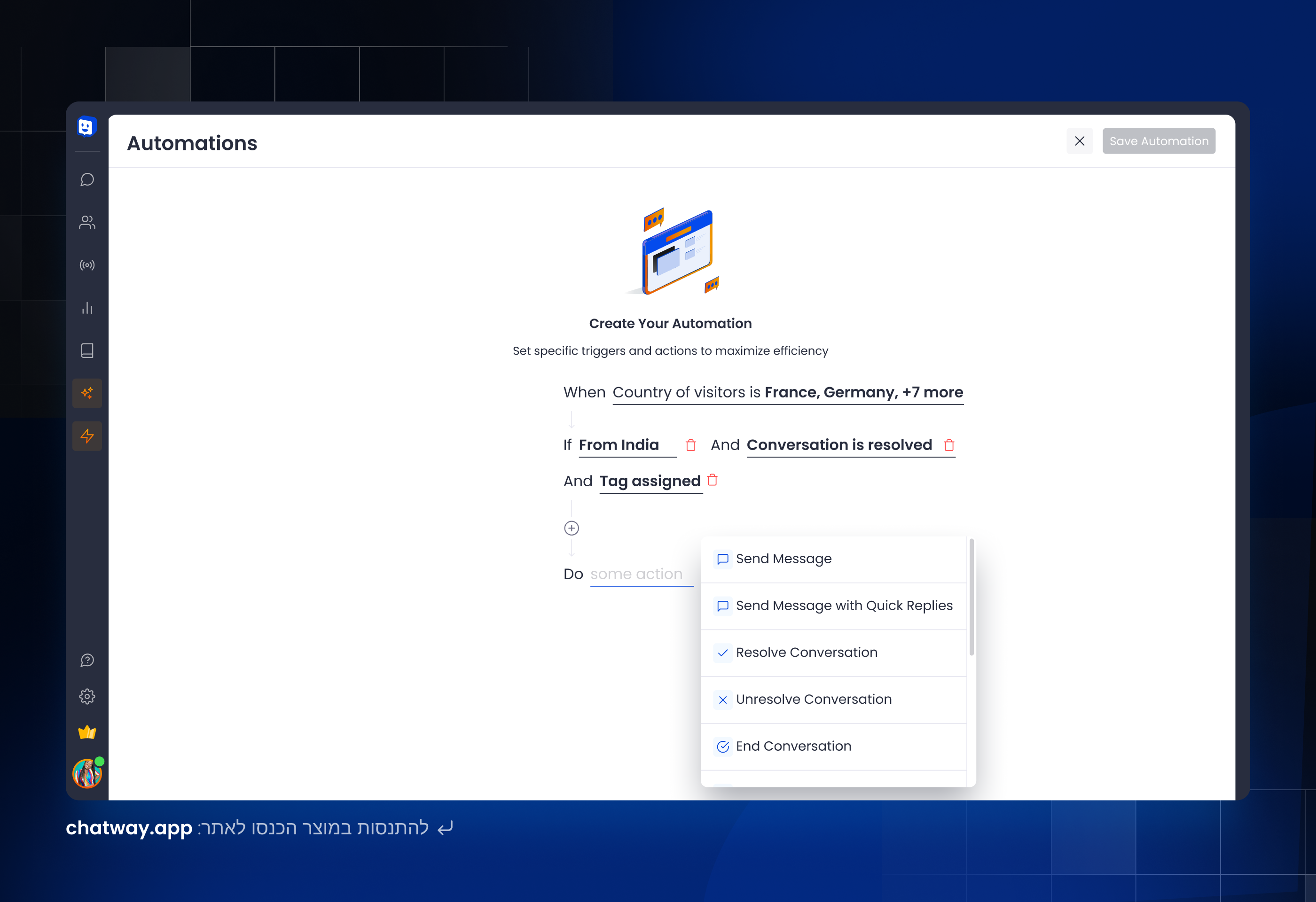 Entry 342786 in Chatway by אבי וואל - עיצוב UX UI
