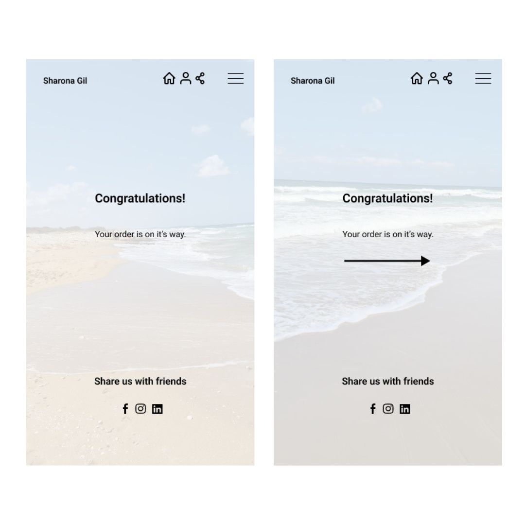 Entry 338462 in UX/UI-Figma by שרונה מאפיינת ומעצבת לדיגיטל - UX/UI Designer