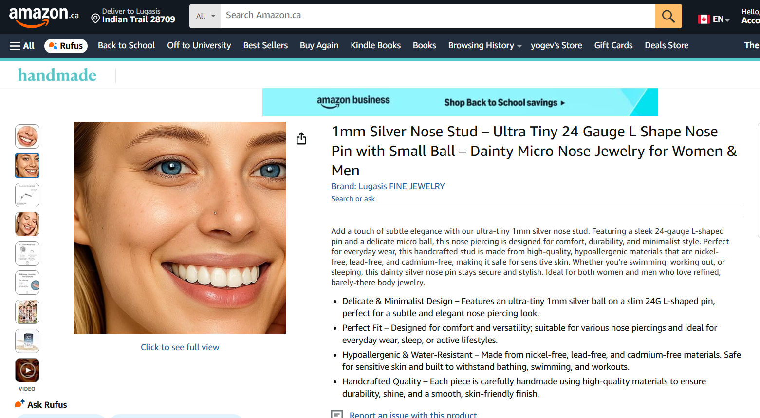 Entry 339182 in Amazon Store by ROZA
