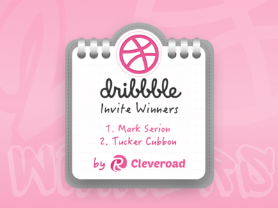 Entry 134110 in 2 Invites Giveaway - Winners - Part 2 by Cleveroad US