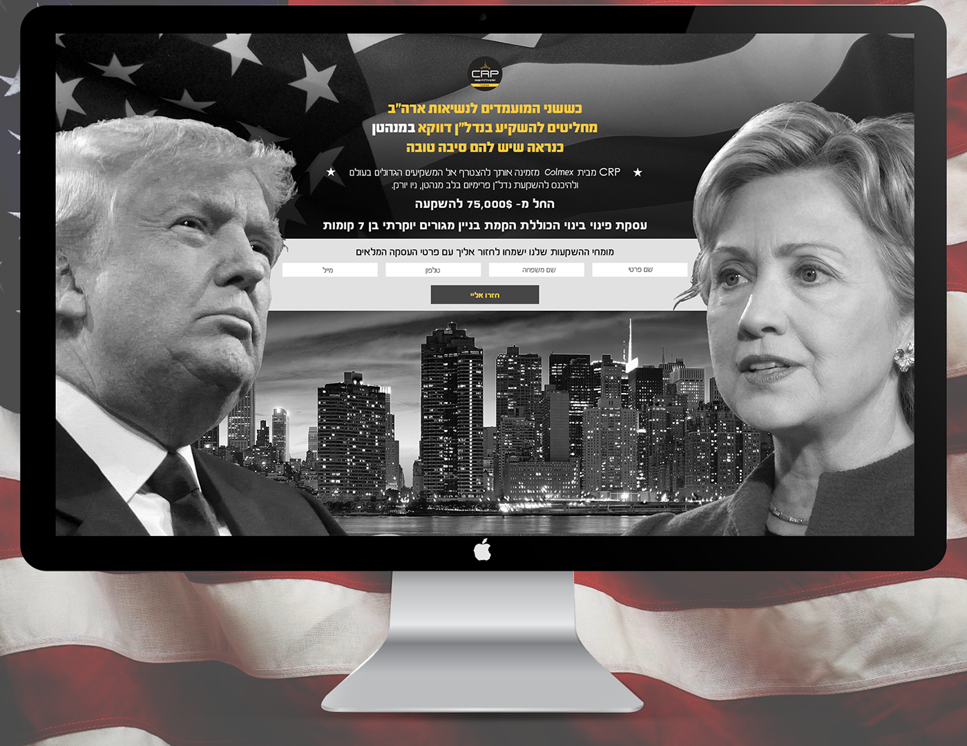 Entry 106431 in CRP Landing Page by אולג, עיצוב ומיתוג
