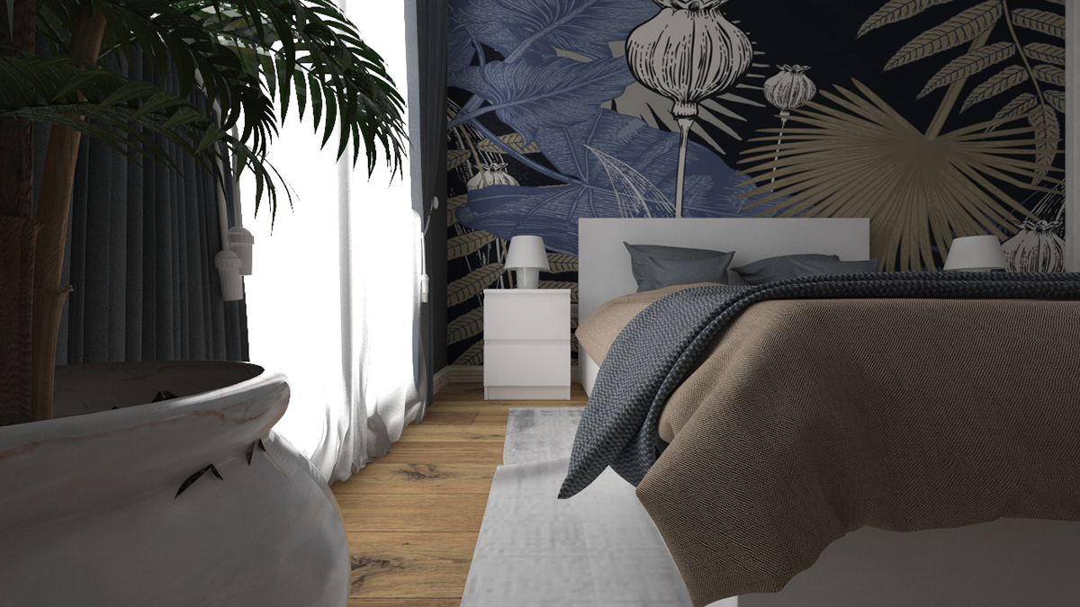 Entry 192946 in Bedroom interior design by MladMa