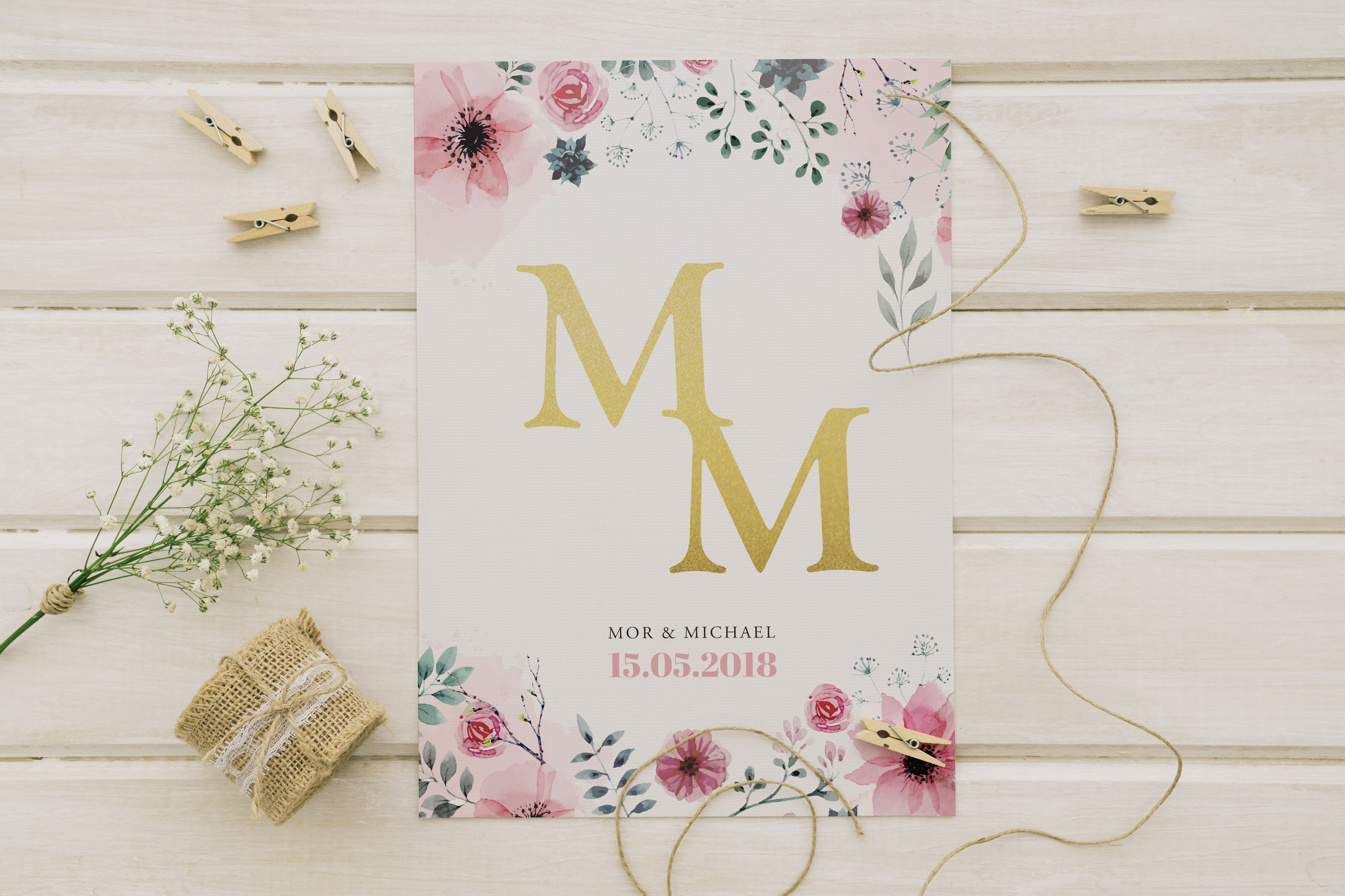 Entry 149358 in Wedding invitations by Mi - Graphic Design