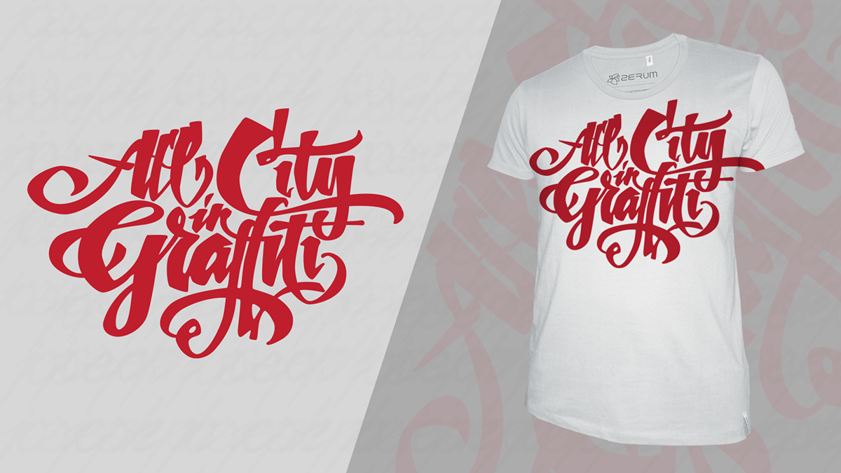 Entry 91640 in All City In Graffiti - T-shirt Design by גל מור יוסף