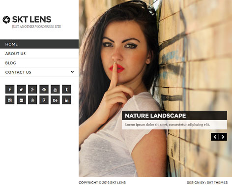Entry 182519 in Portfolio WordPress theme by SKT Themes