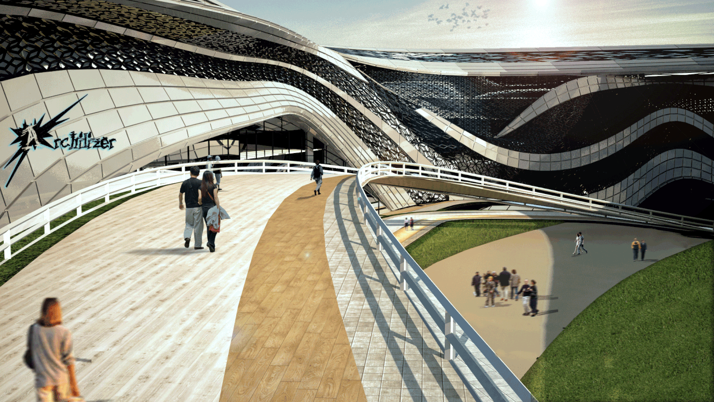 Entry 184979 in Shopping Center Using Organic Architecture by Freelancer
