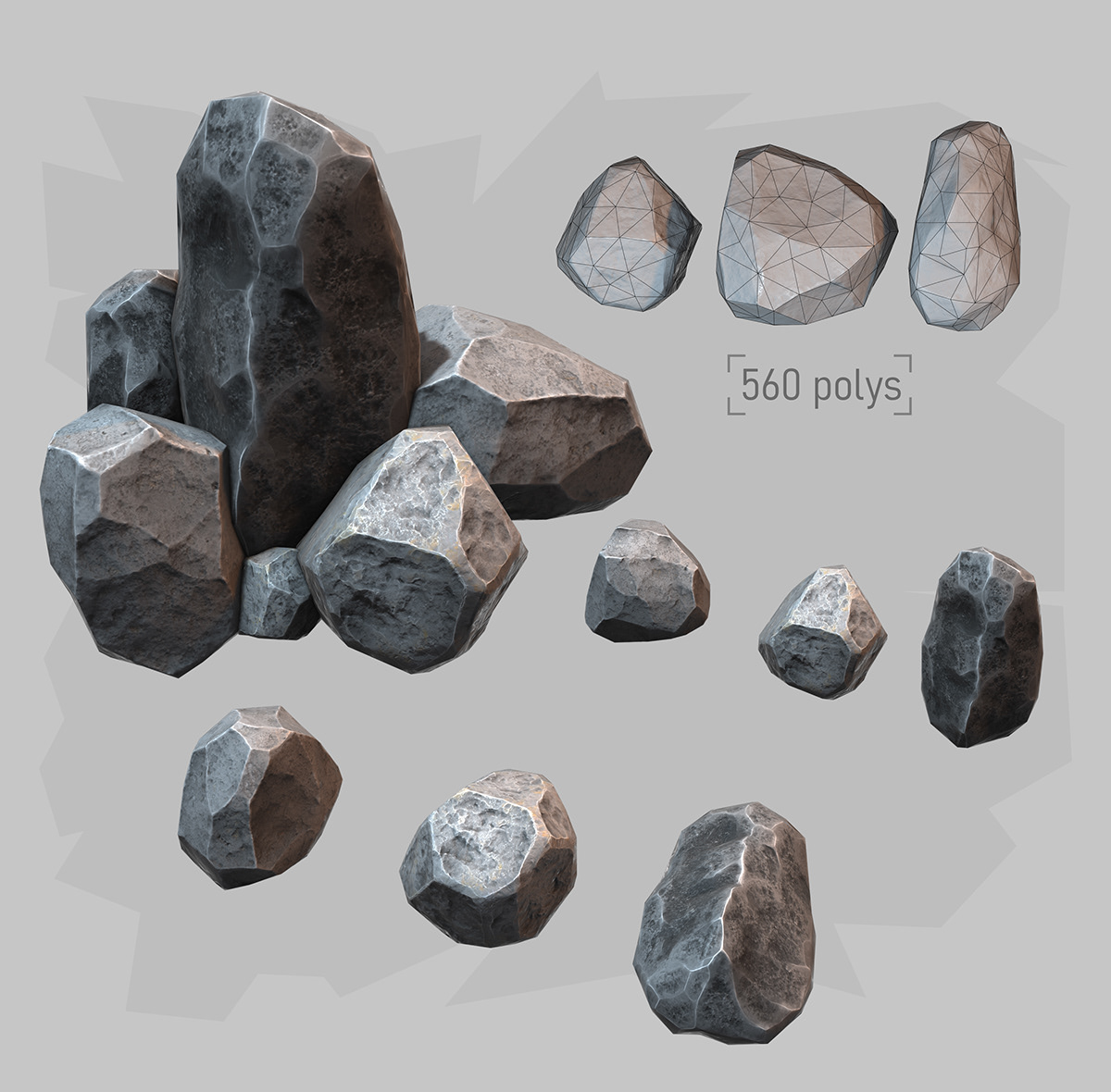 Entry 247213 in Game asset: Rocks and cliffs by Max Shtulman