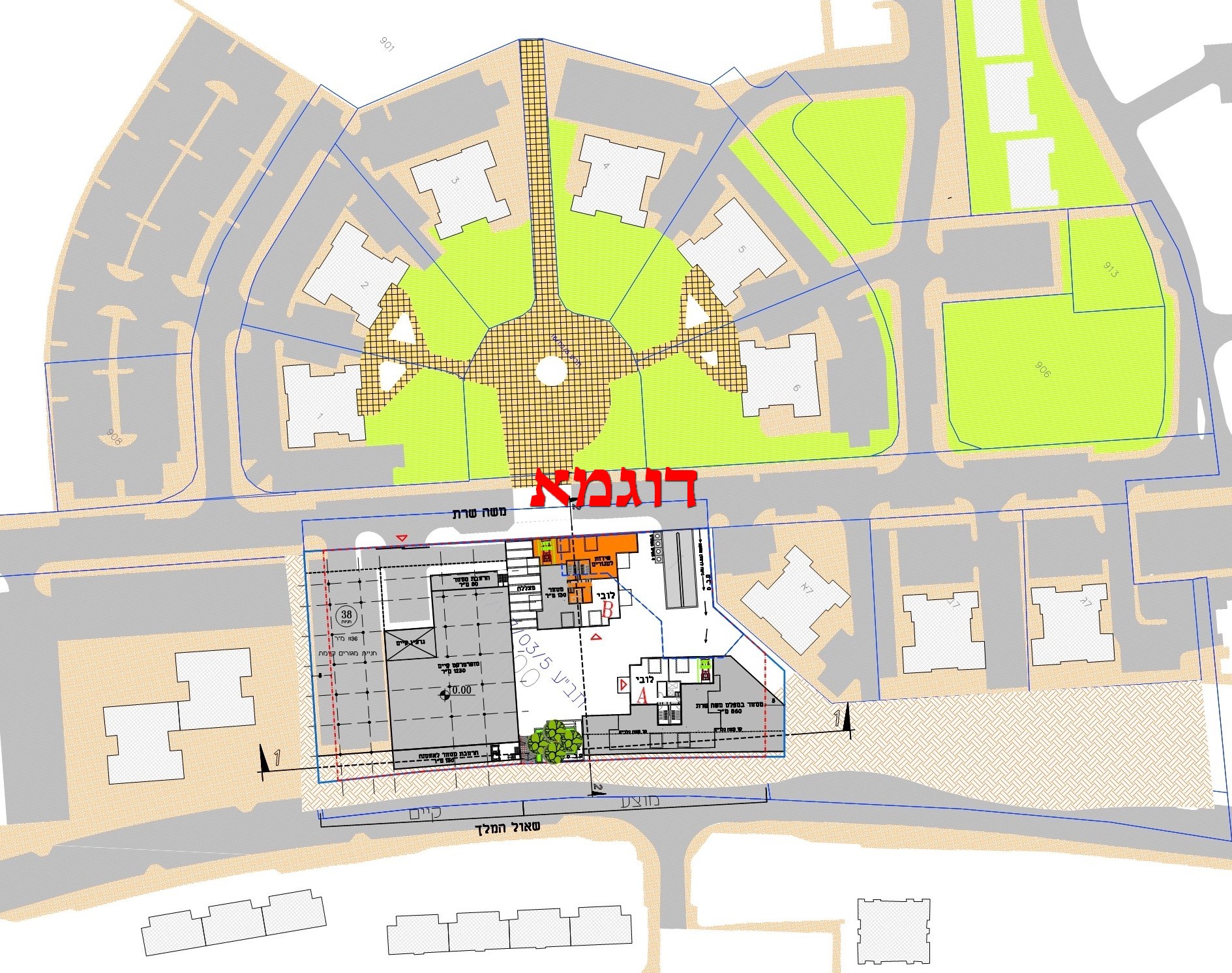 Entry 227582 in בינוי ופיתוח - Land planing by רחימה יצחק - שרותי אדריכלות