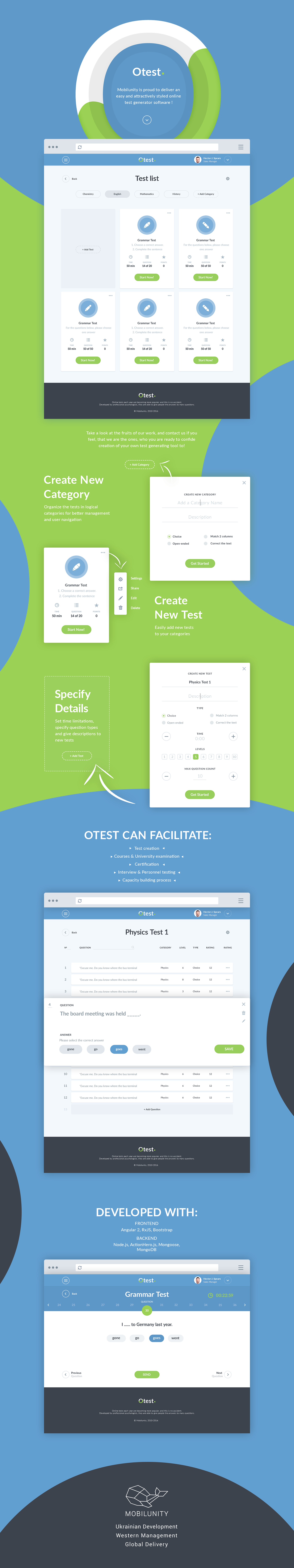 Entry 118733 in Custom Online Test Generator Software by Mobilunity