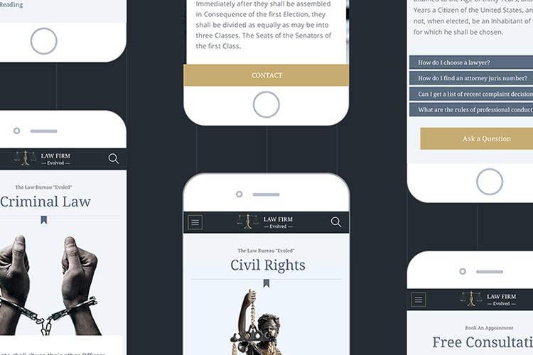 Open Entry 118705 in Legal Advice Office Website Design by Mobilunity by Mobilunity
