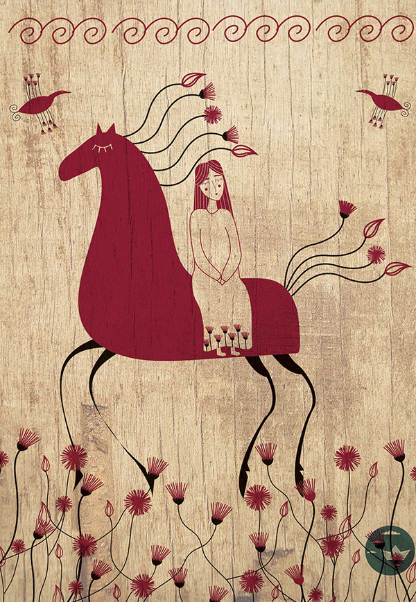 Entry 121936 in Mezen horse by lidia tomashevskaya
