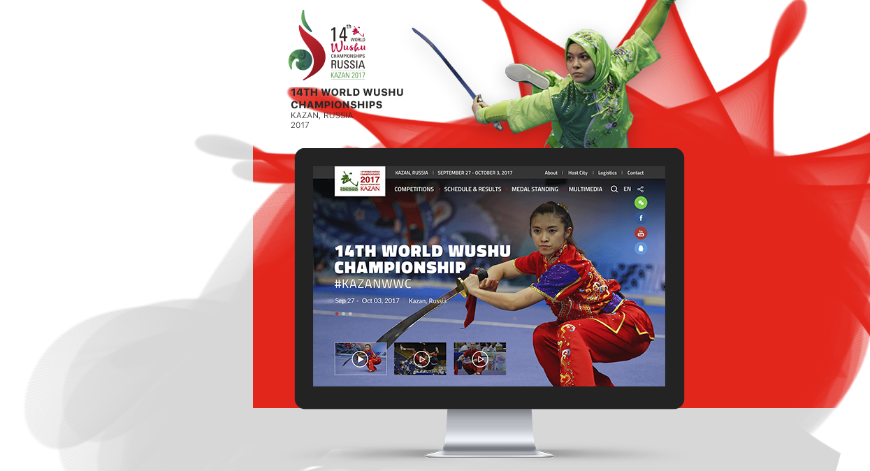 Entry 150941 in Development of Official website - 14th World Wushu Championships by SOFTUM