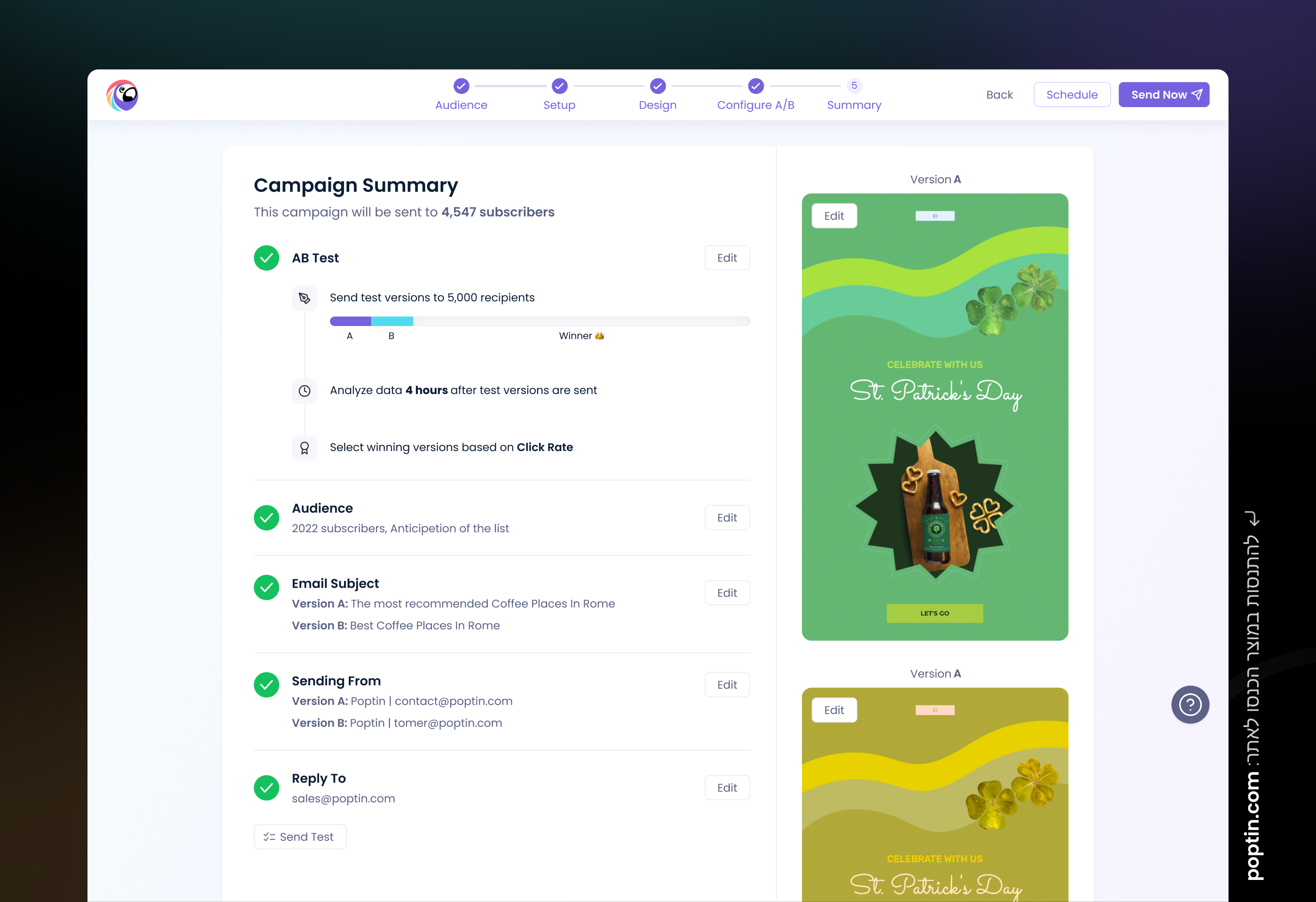 Entry 343297 in Poptin by אבי וואל - עיצוב UX UI