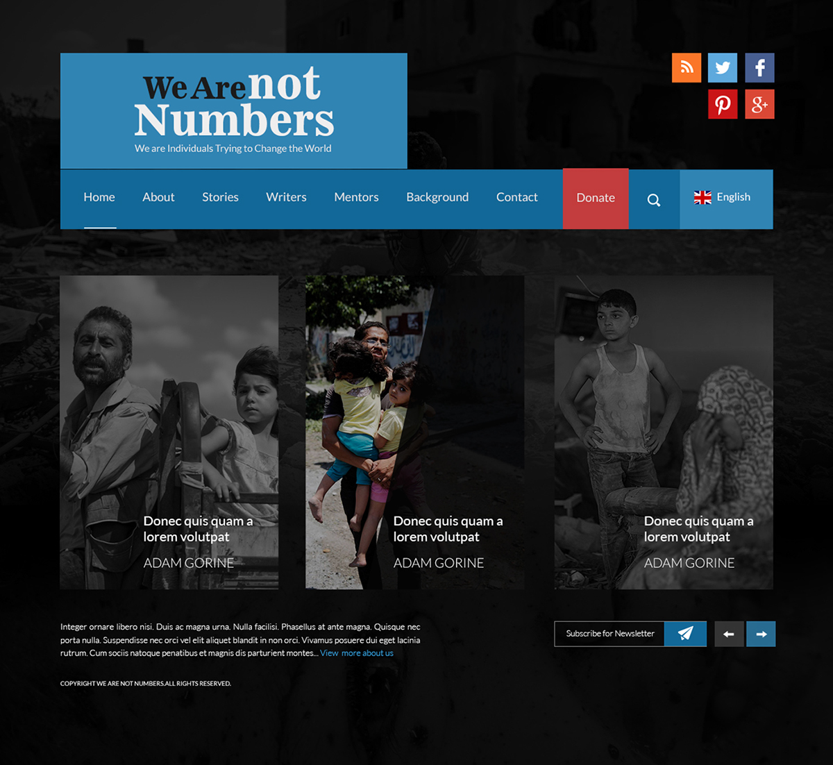 Entry 143381 in We Are Not Numbers Web. by Haweya company