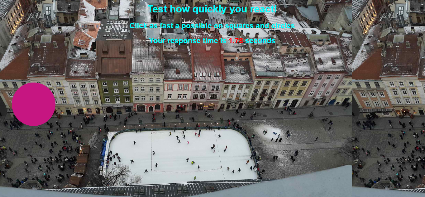 Entry 156121 in Test Your Reaction - Game by מיכאל ברגר