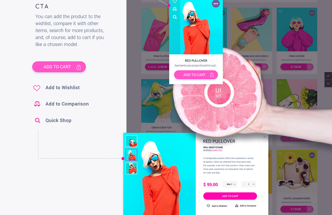 Entry 118727 in Modern Fashion eCommerce Site Design by Mobilunity