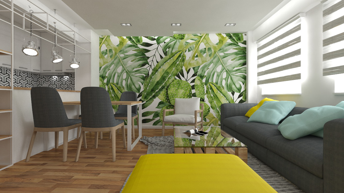 Entry 192968 in Living room interior design by MladMa