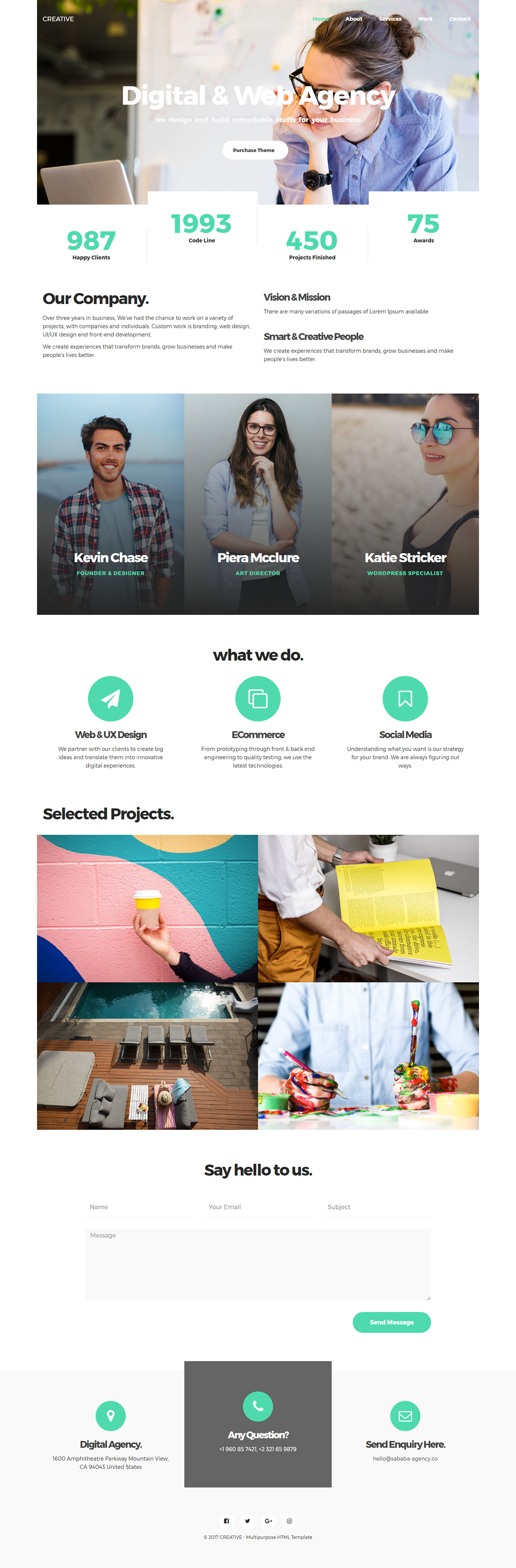 Entry 152405 in Creative HTML - Landing page by Максим Давудов