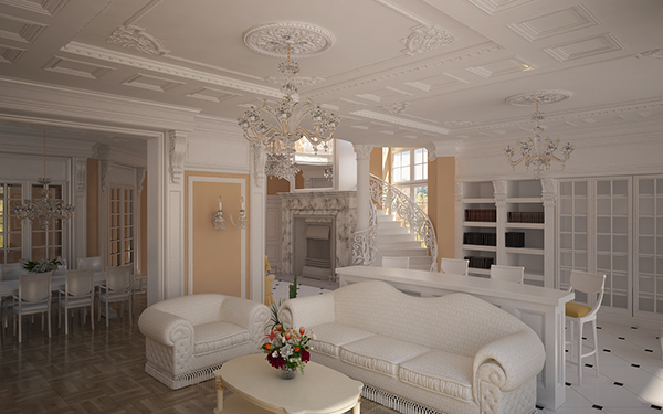 Entry 97815 in Classic design of the apartment by Megaron1