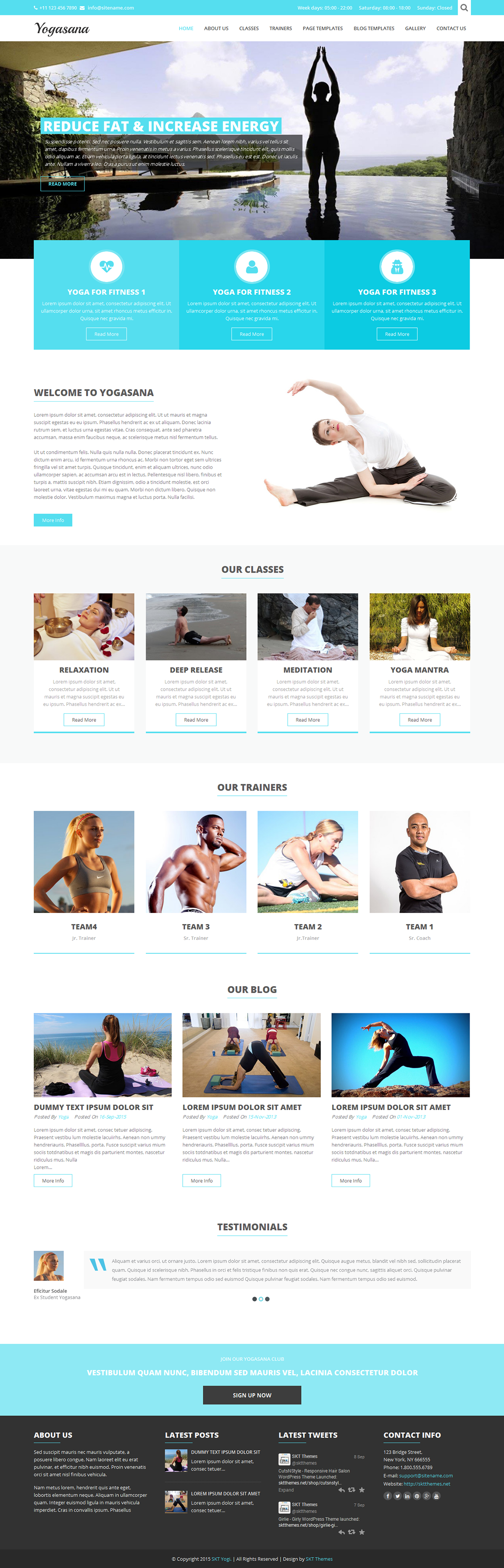 Entry 182571 in Yogi - Yoga WordPress Theme by SKT Themes